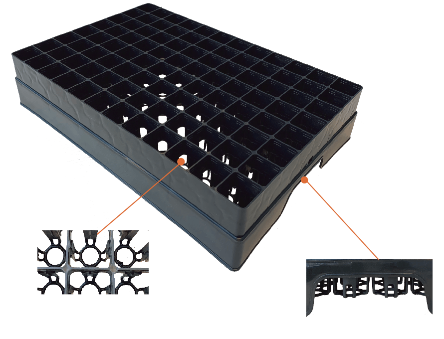 Ellepot Propaption tray for forestry trees